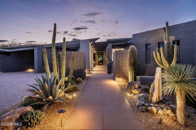 Golf membership is available with the purchase of this dramatic on Desert Mountain Golf Club - Renegade Course in Arizona - for sale on GolfHomes.com, golf home, golf lot