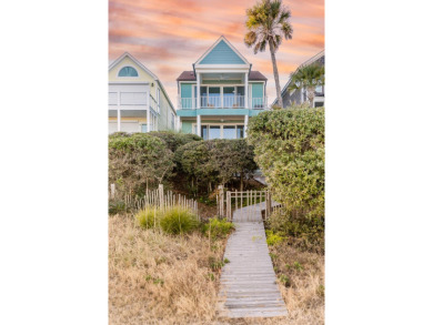 It's not often that an oceanfront home overlooking the 18th hole on Wild Dunes Harbor Golf Resort in South Carolina - for sale on GolfHomes.com, golf home, golf lot
