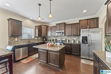 Welcome to this beautifully maintained 5-bedroom, 4-bath brick on Timberline Golf Club in Alabama - for sale on GolfHomes.com, golf home, golf lot