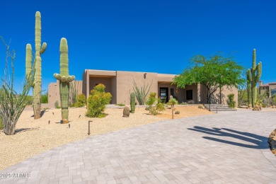 This newly constructed home combines Southwestern contemporary on Desert Highlands Golf Club in Arizona - for sale on GolfHomes.com, golf home, golf lot