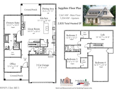 Welcome to The Sapphire plan in Woodlake CC! This home is 2,835 on Woodlake Country Club in North Carolina - for sale on GolfHomes.com, golf home, golf lot
