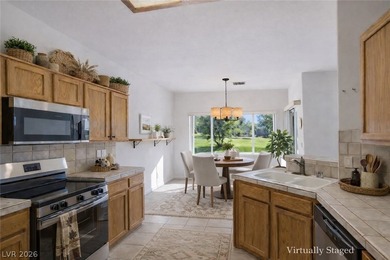 Beautiful 2 bedroom, 2 bath home located directly on the golf on Mojave Resort Golf Club in Nevada - for sale on GolfHomes.com, golf home, golf lot