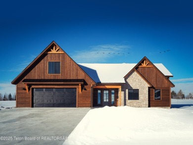 Impressive new construction 4-bedroom, 5 bathroom home situated on Teton Reserve in Idaho - for sale on GolfHomes.com, golf home, golf lot