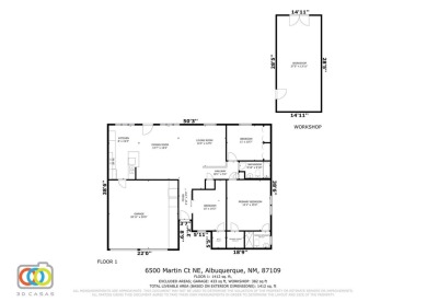 This Fantastic home offers an open concept floorplan on a rare on Arroyo Del Oso Golf Course in New Mexico - for sale on GolfHomes.com, golf home, golf lot