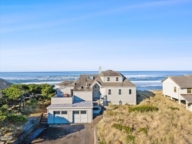 Nestled on the dramatic Salishan Spit this  oceanfront home on Salishan Spa and Golf Resort in Oregon - for sale on GolfHomes.com, golf home, golf lot