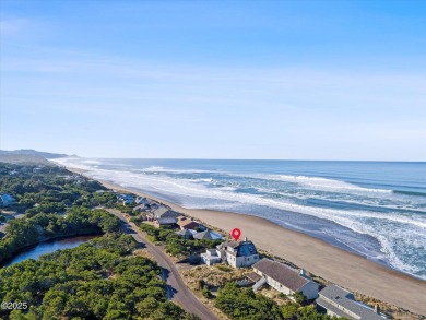 Nestled on the dramatic Salishan Spit this  oceanfront home on Salishan Spa and Golf Resort in Oregon - for sale on GolfHomes.com, golf home, golf lot