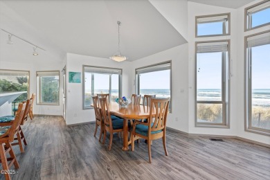 Nestled on the dramatic Salishan Spit this  oceanfront home on Salishan Spa and Golf Resort in Oregon - for sale on GolfHomes.com, golf home, golf lot