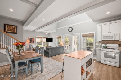 Charming raised beach house built in 2022 is the perfect 2nd on Ocean Creek Golf Course in South Carolina - for sale on GolfHomes.com, golf home, golf lot