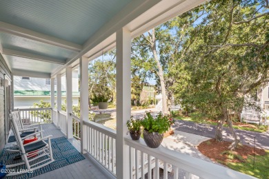 Charming raised beach house built in 2022 is the perfect 2nd on Ocean Creek Golf Course in South Carolina - for sale on GolfHomes.com, golf home, golf lot