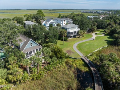 Charming raised beach house built in 2022 is the perfect 2nd on Ocean Creek Golf Course in South Carolina - for sale on GolfHomes.com, golf home, golf lot