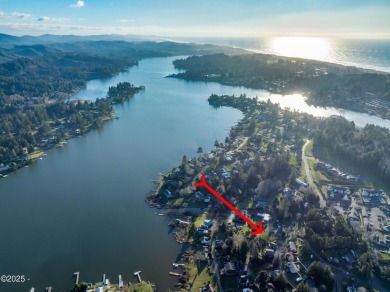 Charming Lake View Lot with New Septic Installed.  Located in on Chinook Winds Golf Resort in Oregon - for sale on GolfHomes.com, golf home, golf lot