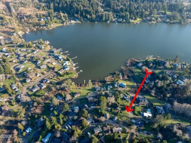 Charming Lake View Lot with New Septic Installed.  Located in on Chinook Winds Golf Resort in Oregon - for sale on GolfHomes.com, golf home, golf lot