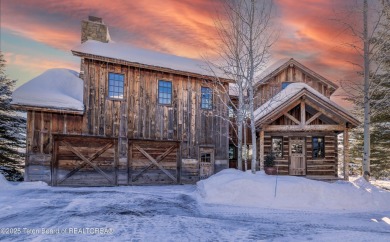 Designed by JLF & Associates & built Big D Construction, this 3 on Shooting Star of Jackson Hole in Wyoming - for sale on GolfHomes.com, golf home, golf lot