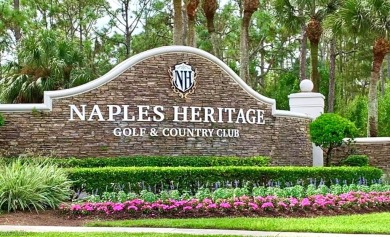 Move in & immediately enjoy golf membership. Naples Heritage is on Naples Heritage Golf and Country Club in Florida - for sale on GolfHomes.com, golf home, golf lot