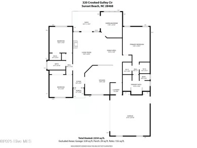 This well-maintained residence spans approximately 2,234 sq ft on Sea Trail Golf Resort in North Carolina - for sale on GolfHomes.com, golf home, golf lot