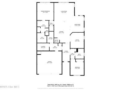 Beautiful Bedrock Floor Plan in Eagle Run - Spacious, Bright on Crow Creek Golf Club in North Carolina - for sale on GolfHomes.com, golf home, golf lot