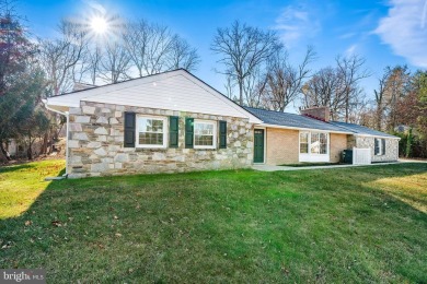 Magnificent sprawling rancher on a .6 acre lot in the highly on Whitemarsh Valley Country Club in Pennsylvania - for sale on GolfHomes.com, golf home, golf lot