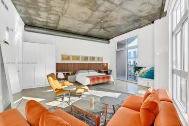 Extra-large loft-style studio at 2001 Meridian Ave with 12-ft on Miami Beach Golf Club in Florida - for sale on GolfHomes.com, golf home, golf lot