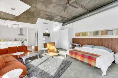 Extra-large loft-style studio at 2001 Meridian Ave with 12-ft on Miami Beach Golf Club in Florida - for sale on GolfHomes.com, golf home, golf lot