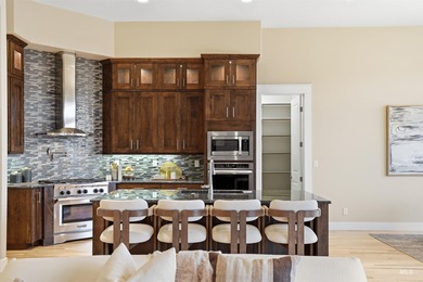 Custom luxury meets breathtaking scenery in this exceptional on Quail Hollow Golf Club in Idaho - for sale on GolfHomes.com, golf home, golf lot