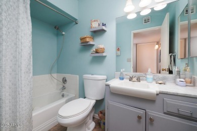 Looking for a cozy Home Sweet Home?  This charming 2-bedroom on Sun City South Golf Course in Arizona - for sale on GolfHomes.com, golf home, golf lot