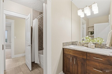 Custom luxury meets breathtaking scenery in this exceptional on Quail Hollow Golf Club in ID - for sale on GolfHomes.com, golf home, golf lot