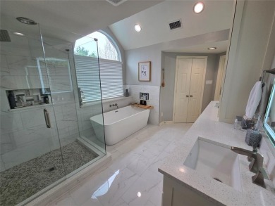 Tucked away at the end of a quiet, wooded cul-de-sac, this on The Golf Club At Twin Creeks in Texas - for sale on GolfHomes.com, golf home, golf lot