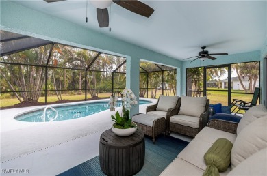 Welcome to this fabulous salt water pool home with a tranquil on Burnt Store Golf Club in Florida - for sale on GolfHomes.com, golf home, golf lot