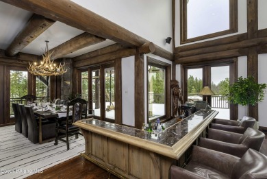 TIMELESS TIMBER-FRAMED CUSTOM HOME IN THE PRESTIGEOUS BLACK ROCK on The Golf Club at Black Rock in Idaho - for sale on GolfHomes.com, golf home, golf lot