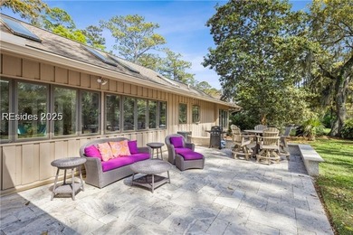 Set on a lush  3/4 -acre lot overlooking the 17th tee of Heron on Sea Pines Golf and Resort  in South Carolina - for sale on GolfHomes.com, golf home, golf lot