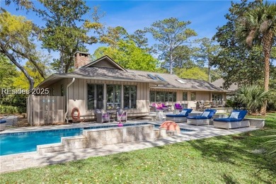 Set on a lush  3/4 -acre lot overlooking the 17th tee of Heron on Sea Pines Golf and Resort  in South Carolina - for sale on GolfHomes.com, golf home, golf lot