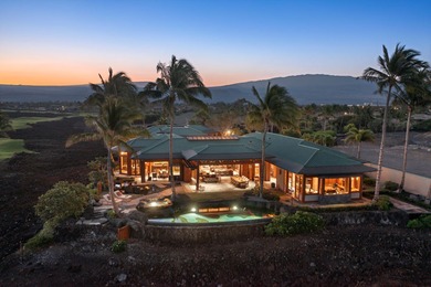 Experience fusion of Asian-inspired design and Hawaiian elegance on Waikoloa Beach Resort Golf Course in Hawaii - for sale on GolfHomes.com, golf home, golf lot