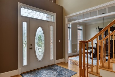 This Stately, all brick colonial is situated on over 1/2 acre on Pete Dye River Course of Virginia Tech in Virginia - for sale on GolfHomes.com, golf home, golf lot