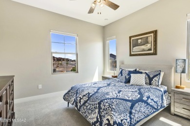 Stunning BETTER THAN NEW! 2024 Alora model home with 2,078 sq ft on Saddlebrooke Ranch Golf Club in Arizona - for sale on GolfHomes.com, golf home, golf lot
