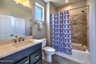 Stunning BETTER THAN NEW! 2024 Alora model home with 2,078 sq ft on Saddlebrooke Ranch Golf Club in Arizona - for sale on GolfHomes.com, golf home, golf lot