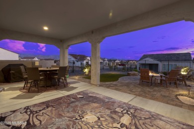 Stunning BETTER THAN NEW! 2024 Alora model home with 2,078 sq ft on Saddlebrooke Ranch Golf Club in Arizona - for sale on GolfHomes.com, golf home, golf lot