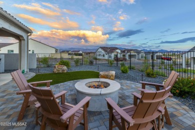 Stunning BETTER THAN NEW! 2024 Alora model home with 2,078 sq ft on Saddlebrooke Ranch Golf Club in Arizona - for sale on GolfHomes.com, golf home, golf lot