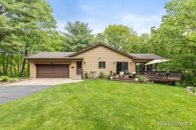 Welcome to your private oasis! This stunning 5-bedroom, 3.5-bath on Stonehenge Golf Club in Michigan - for sale on GolfHomes.com, golf home, golf lot