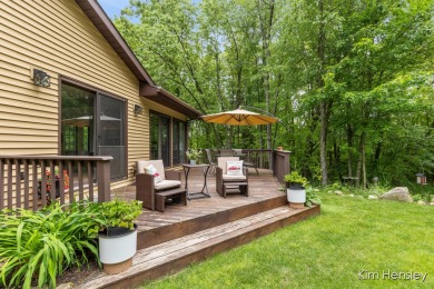 Welcome to your private oasis! This stunning 5-bedroom, 3.5-bath on Stonehenge Golf Club in Michigan - for sale on GolfHomes.com, golf home, golf lot