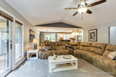 Welcome to your private oasis! This stunning 5-bedroom, 3.5-bath on Stonehenge Golf Club in Michigan - for sale on GolfHomes.com, golf home, golf lot