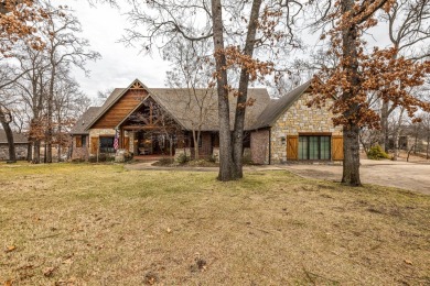 Lovely one-level custom built waterfront home situated on over a on Patricia Island Golf Club in Oklahoma - for sale on GolfHomes.com, golf home, golf lot