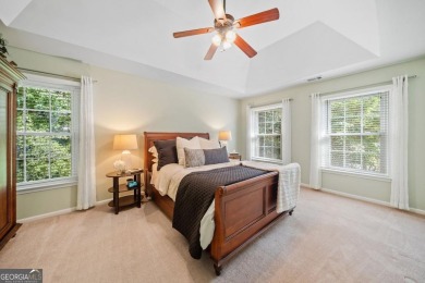 Nestled on a quiet, .38-acre cul-de-sac lot in the highly on Canongate At Eagle Watch Golf Club in Georgia - for sale on GolfHomes.com, golf home, golf lot