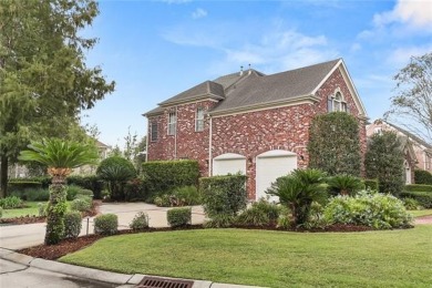 Exquisitely positioned on a desirable corner lot, this elegant on English Turn Golf and Country Club in Louisiana - for sale on GolfHomes.com, golf home, golf lot