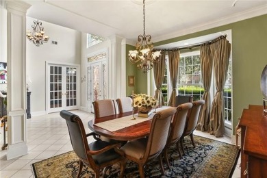 Exquisitely positioned on a desirable corner lot, this elegant on English Turn Golf and Country Club in Louisiana - for sale on GolfHomes.com, golf home, golf lot