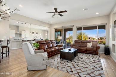 Stunning Endeavor model on the 6th hole of Sun City Festival's on Copper Canyon Golf Club in Arizona - for sale on GolfHomes.com, golf home, golf lot