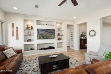 Stunning Endeavor model on the 6th hole of Sun City Festival's on Copper Canyon Golf Club in Arizona - for sale on GolfHomes.com, golf home, golf lot