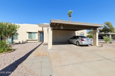Welcome home to this fully furnished 2 bed, 1.75 bath condo with on Fountain of the Sun Country Club in Arizona - for sale on GolfHomes.com, golf home, golf lot
