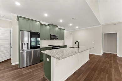 Built in 2022, this beautifully maintained home in the on The Highlands Course at Lake Arrowhead in Georgia - for sale on GolfHomes.com, golf home, golf lot