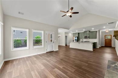 Built in 2022, this beautifully maintained home in the on The Highlands Course at Lake Arrowhead in Georgia - for sale on GolfHomes.com, golf home, golf lot