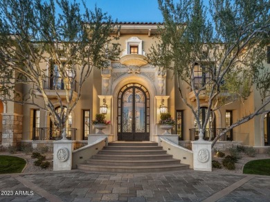 Impeccable Modern Mediterranean Estate in Silverleaf! Built by on Silverleaf Golf Club in Arizona - for sale on GolfHomes.com, golf home, golf lot